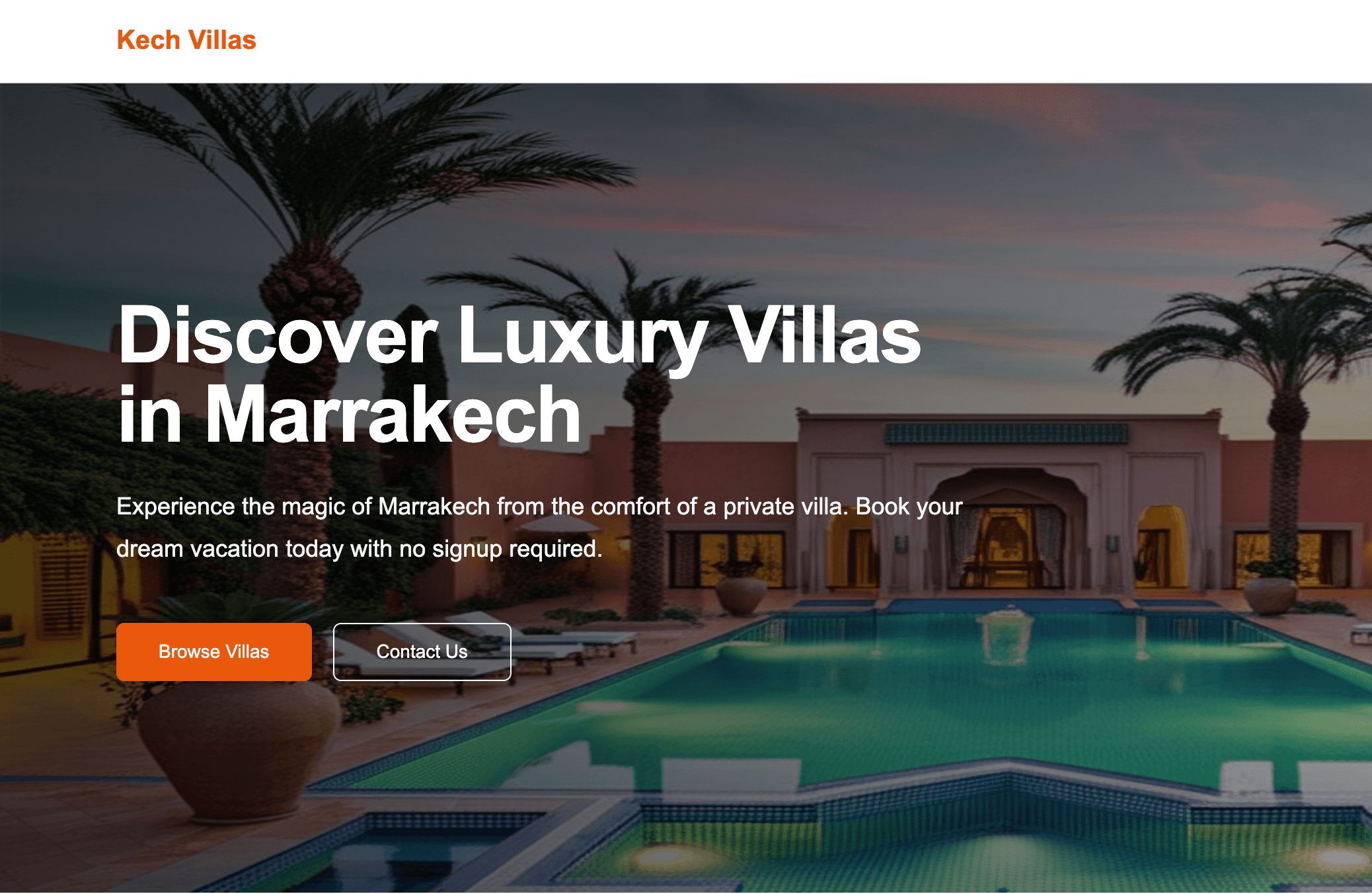 Kech villas