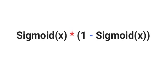 sigmoid derivative
